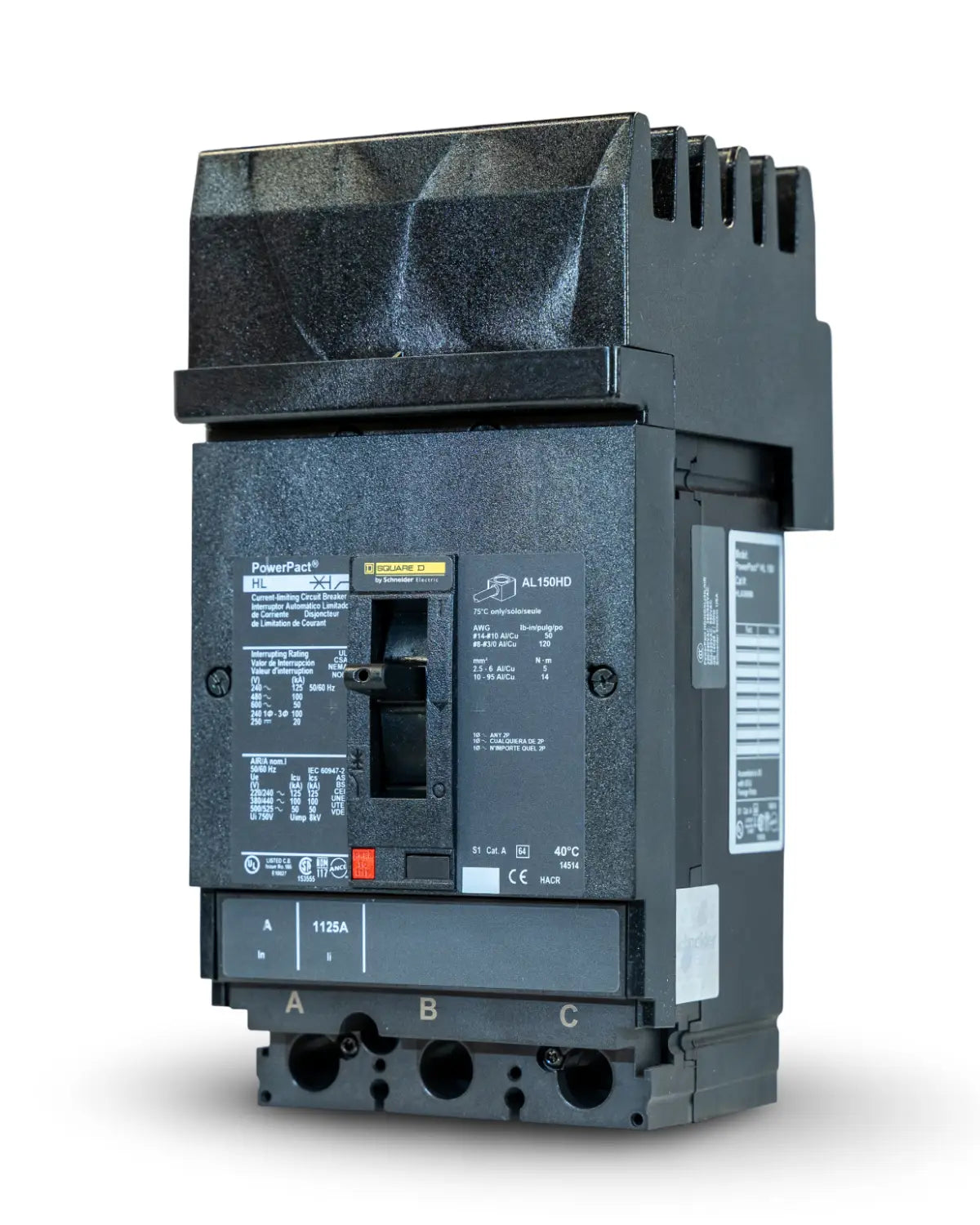 HLA36110 Circuit Breaker 3 Pole 110 Amp Schneider Square D