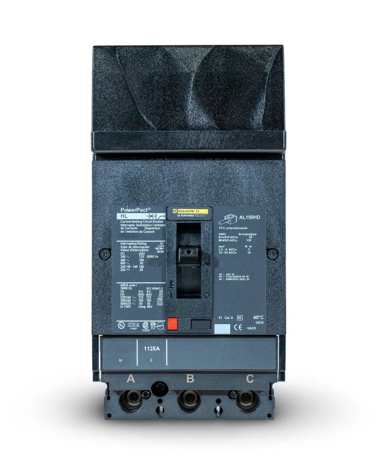 HLA36050 Circuit Breaker 3 Pole 50 Amp Schneider Square D